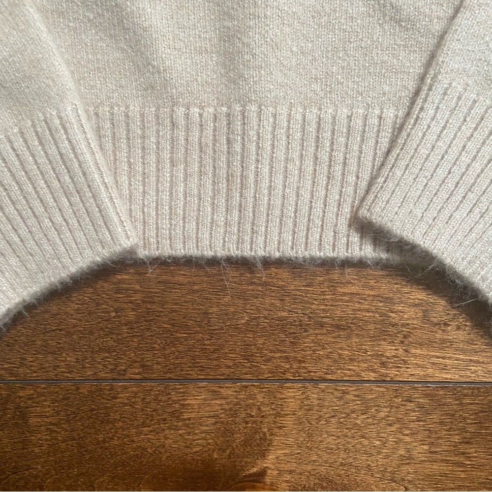 Endless Rose Beige Love Chenille Embroidered Sweater NWT - Picture 5 of 9